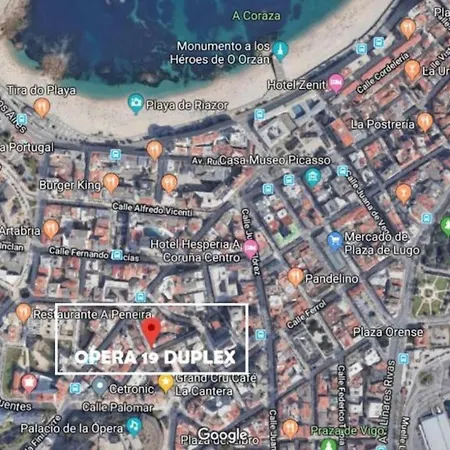 Opera 19 Duplex. Centrico Cerca De Playa Apartment A Coruna